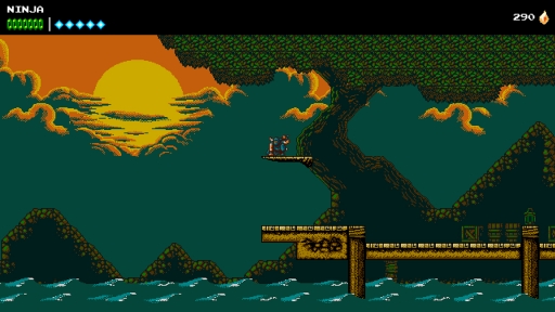 画像ギャラリー No.002のサムネイル画像 / Nintendo Switch版「The Messenger」が本日配信。8bitと16bitの世界を行き来する2D忍者アクションゲーム