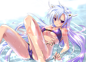 画像ギャラリー No.002のサムネイル画像 / PSP「白銀のカルと蒼空の女王」,駒都えーじ氏の描き下ろしイラストをあしらった店舗別購入特典を公開