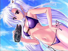 画像ギャラリー No.038のサムネイル画像 / “蒼い”シリーズ第4弾のPSP版は過激なサービスシーン目当てで買うのもアリ? 「白銀のカルと蒼空の女王」レビュー