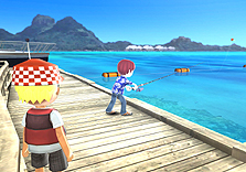 画像ギャラリー No.023のサムネイル画像 / 「ファミリーフィッシング」最新情報。ゲーム内で体験できるアクティビティや，リール型コントローラ「さおコン」の操作方法などの情報が公開に