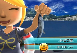 画像ギャラリー No.005のサムネイル画像 / 「ファミリーフィッシング」,新たな魚「トビウオ」が釣れるように