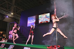 画像ギャラリー No.017のサムネイル画像 / ［TGS 2011］なぜに忍者がポールダンス？　スマートフォン向けゲームを展示していた「R-FORCE」ブースレポート