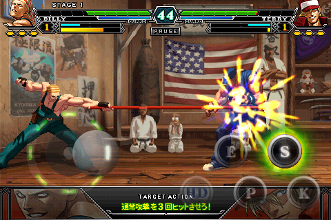 画像ギャラリー No.003のサムネイル画像 / iPhone/iPod touch用格闘アクション「THE KING OF FIGHTERS-i」の配信が本日スタート。登場キャラには「KOF2003」以来となるビリー・カーンの姿も