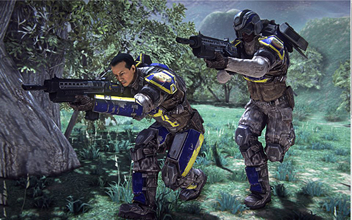 画像ギャラリー No.002のサムネイル画像 / 「PlanetSide 2」の最新スクリーンショットが多数公開に。プレイヤーは毎回サーバーを自由に選んでプレイできる見込み
