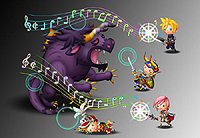 画像ギャラリー No.003のサムネイル画像 / “FF音ゲー”こと「THEATRHYTHM FINAL FANTASY」最新情報。フィールドではのんびりと,バトルでは忙しく(?),曲だけでなくゲームシステムも変化