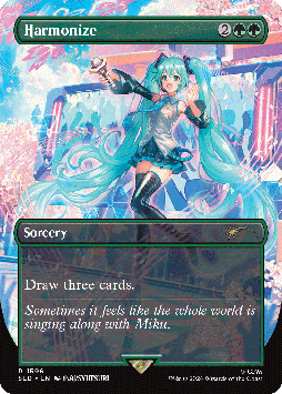 画像ギャラリー No.001のサムネイル画像 / 「初音ミク」が,「MTG」のサブブランド「Secret Lair」とコラボ。Manbo-Pが手掛ける楽曲のMVを公開