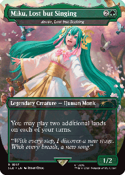 画像ギャラリー No.003のサムネイル画像 / 「初音ミク」が,「MTG」のサブブランド「Secret Lair」とコラボ。Manbo-Pが手掛ける楽曲のMVを公開