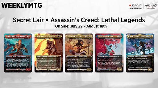 画像ギャラリー No.015のサムネイル画像 / 「MTG」×「Assassin's Creed」コラボ製品のデビュー番組が公開に。原作のパルクールアクションを表現した新メカニズムが登場