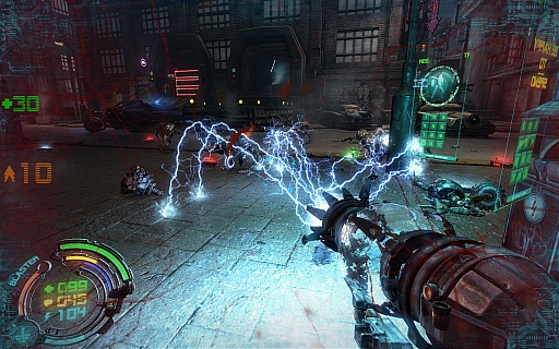 画像ギャラリー No.011のサムネイル画像 / ポーランド生まれのFPS「Hard Reset」のデモ版を4GamerにUp。機械生命体との終わりなき戦いを描く,ダークでシリアスなFPS