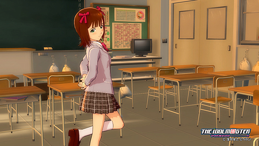 画像ギャラリー No.002のサムネイル画像 / PlayStation 3版「アイドルマスター グラビアフォーユー!VOL.2」の新情報公開。今回はスクールガール特集で,4Gamer限定の春香のスペシャルフォトも掲載