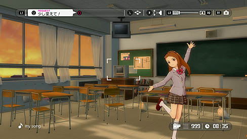 画像ギャラリー No.005のサムネイル画像 / PlayStation 3版「アイドルマスター グラビアフォーユー!VOL.2」の新情報公開。今回はスクールガール特集で,4Gamer限定の春香のスペシャルフォトも掲載