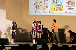 画像ギャラリー No.024のサムネイル画像 / ［TGS 2011］バンダイナムコゲームスのステージイベント「アニメもゲームもグラビアも！　全部まとめてアイドルマスター!!」で，アニメの新たなオープニング曲「CHANGE!!!!」が初公開