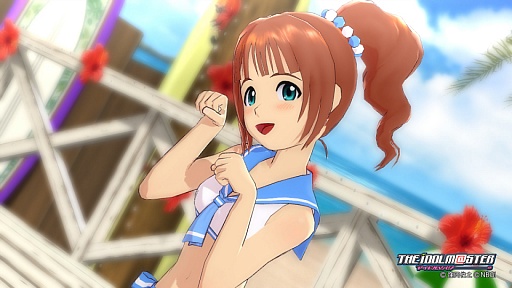 画像ギャラリー No.022のサムネイル画像 / 「アイドルマスター グラビアフォーユー! VOL.9」では,セーラーミズギの秋月 涼と浴衣姿のアイドル達の撮影がついにできる。カバーガールは如月千早