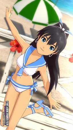 画像ギャラリー No.023のサムネイル画像 / 「アイドルマスター グラビアフォーユー! VOL.9」では,セーラーミズギの秋月 涼と浴衣姿のアイドル達の撮影がついにできる。カバーガールは如月千早