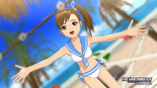 画像ギャラリー No.025のサムネイル画像 / 「アイドルマスター グラビアフォーユー! VOL.9」では,セーラーミズギの秋月 涼と浴衣姿のアイドル達の撮影がついにできる。カバーガールは如月千早