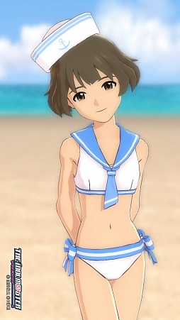 画像ギャラリー No.029のサムネイル画像 / 「アイドルマスター グラビアフォーユー! VOL.9」では,セーラーミズギの秋月 涼と浴衣姿のアイドル達の撮影がついにできる。カバーガールは如月千早