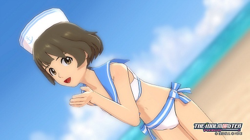 画像ギャラリー No.030のサムネイル画像 / 「アイドルマスター グラビアフォーユー! VOL.9」では,セーラーミズギの秋月 涼と浴衣姿のアイドル達の撮影がついにできる。カバーガールは如月千早