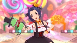 画像ギャラリー No.026のサムネイル画像 / 「アイドルマスター2」の最新ダウンロードコンテンツ「カタログ第13号」の配信は，2012年11月1日。収録曲は「魔法をかけて！」，そして新衣装は「ハロウィントリッカー」