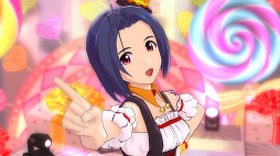 画像ギャラリー No.031のサムネイル画像 / 「アイドルマスター2」の最新ダウンロードコンテンツ「カタログ第13号」の配信は，2012年11月1日。収録曲は「魔法をかけて！」，そして新衣装は「ハロウィントリッカー」