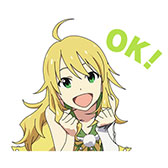画像ギャラリー No.001のサムネイル画像 / 無料通話アプリ「LINE」に「アイドルマスター」のスタンプが登場