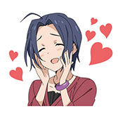 画像ギャラリー No.002のサムネイル画像 / 無料通話アプリ「LINE」に「アイドルマスター」のスタンプが登場