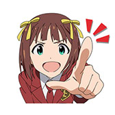 画像ギャラリー No.005のサムネイル画像 / 無料通話アプリ「LINE」に「アイドルマスター」のスタンプが登場