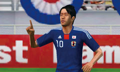 画像ギャラリー No.014のサムネイル画像 / 3DS用「ワールドサッカー ウイニングイレブン 2012」は，タッチ操作にも対応。フェイントも簡単