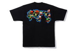 画像ギャラリー No.002のサムネイル画像 / アパレルブランド「A BATHING APE」と「ストリートファイター」のコラボTシャツの発売が決定