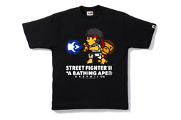 画像ギャラリー No.009のサムネイル画像 / アパレルブランド「A BATHING APE」と「ストリートファイター」のコラボTシャツの発売が決定