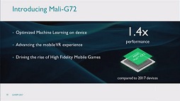 画像ギャラリー No.003のサムネイル画像 / ［COMPUTEX］西川善司の3DGE：ARMの最新GPU「Mali-G72」はどこがどう変わったのか