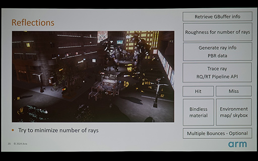 画像ギャラリー No.013のサムネイル画像 / ［GDC 2024］Armが推奨するレイトレーシング時代のスマートフォンゲームグラフィックスとは？