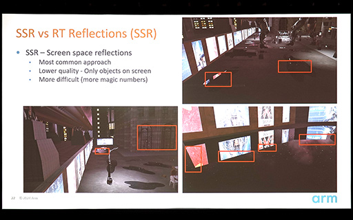 画像ギャラリー No.015のサムネイル画像 / ［GDC 2024］Armが推奨するレイトレーシング時代のスマートフォンゲームグラフィックスとは？