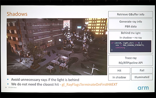 画像ギャラリー No.025のサムネイル画像 / ［GDC 2024］Armが推奨するレイトレーシング時代のスマートフォンゲームグラフィックスとは？