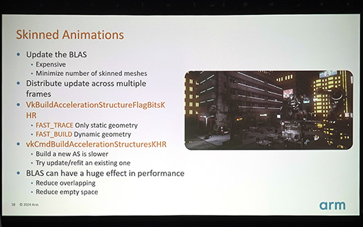 画像ギャラリー No.033のサムネイル画像 / ［GDC 2024］Armが推奨するレイトレーシング時代のスマートフォンゲームグラフィックスとは？