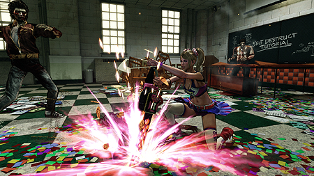 画像ギャラリー No.006のサムネイル画像 / 「LOLLIPOP CHAINSAW」の最新情報とムービーが到着。本作の世界設定から，主人公ジュリエットの基本アクションやコンボまでをチェック