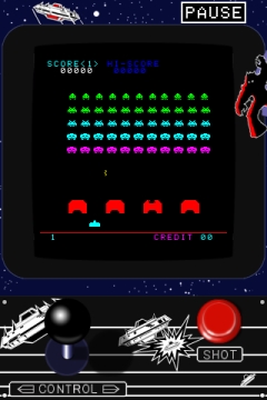 画像ギャラリー No.011のサムネイル画像 / 「スペースインベーダー LITE」「スペースインベーダー インフィニティジーン」,iPhone対応アプリとなってMobageに登場