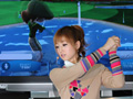 「Kinect スポーツ: シーズン2」の発売記念イベントに次長課長 河本さん，藤本美貴さん，小倉優子さんが登場。Kinectでの操作に大興奮!?