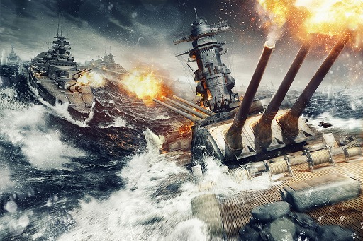 画像ギャラリー No.020のサムネイル画像 / ［gamescom］戦艦「長門」の主砲が火を噴き，駆逐艦「吹雪」が縦横無尽に航行。「World of Warships」のデモプレイで新情報が次々と明らかに