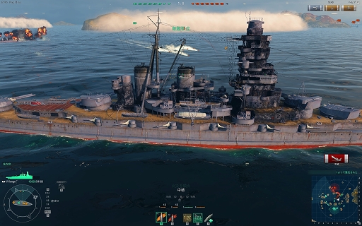 画像ギャラリー No.013のサムネイル画像 / 金剛，出撃。ついに始まった「World of Warships」クローズドβテストの第一印象を徳岡正肇氏が語る