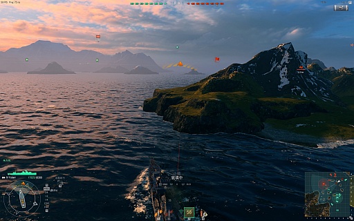 画像ギャラリー No.025のサムネイル画像 / 金剛，出撃。ついに始まった「World of Warships」クローズドβテストの第一印象を徳岡正肇氏が語る