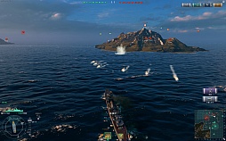 画像ギャラリー No.027のサムネイル画像 / 金剛，出撃。ついに始まった「World of Warships」クローズドβテストの第一印象を徳岡正肇氏が語る