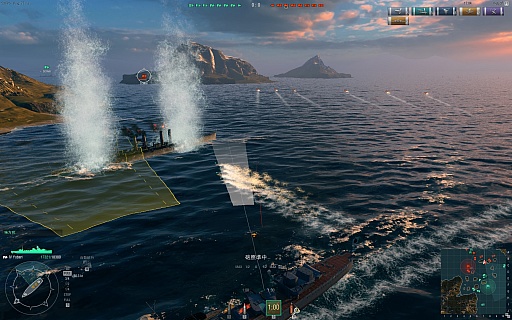 画像ギャラリー No.029のサムネイル画像 / 金剛，出撃。ついに始まった「World of Warships」クローズドβテストの第一印象を徳岡正肇氏が語る