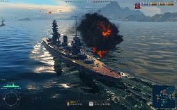 画像ギャラリー No.075のサムネイル画像 / 金剛，出撃。ついに始まった「World of Warships」クローズドβテストの第一印象を徳岡正肇氏が語る