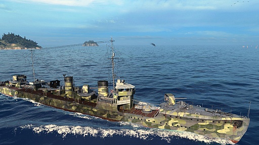 画像ギャラリー No.003のサムネイル画像 / 「World of Warships」の,きっと参考になるはずのムービーを掲載。第2弾は海の殺し屋,駆逐艦がテーマだ
