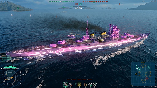 画像ギャラリー No.019のサムネイル画像 / 「World of Warships」の「蒼き鋼のアルペジオ -アルス・ノヴァ-」コラボ軍艦2隻をムービーで紹介。きゅうそくせんこー……は，しないけど