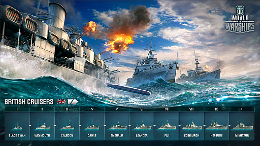 画像ギャラリー No.011のサムネイル画像 / ［gamescom］「World of Warships」の開発者インタビュー。ドイツ戦艦に続いてイギリス巡洋艦を実装し，その次は？