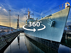駆逐艦・HMSキャヴァリアの艦内を360度見回せる。WargamingのVRプロジェクトがGoogle Arts ＆ Culture Platformで公開