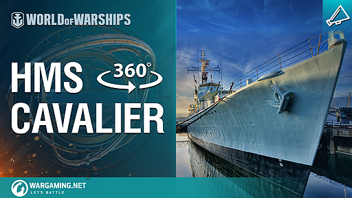 画像ギャラリー No.002のサムネイル画像 / 駆逐艦・HMSキャヴァリアの艦内を360度見回せる。WargamingのVRプロジェクトがGoogle Arts ＆ Culture Platformで公開