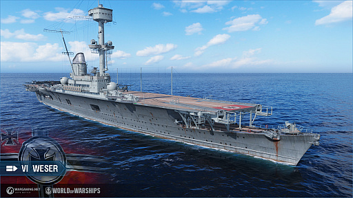 画像ギャラリー No.007のサムネイル画像 / 「World of Warships」にドイツの空母が登場。3隻のドイツ空母がアーリーアクセスに