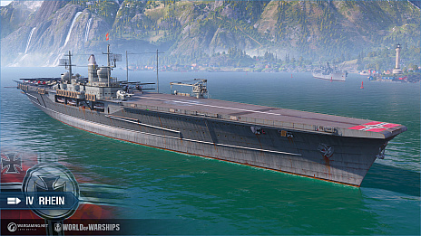 画像ギャラリー No.006のサムネイル画像 / 「World of Warships」，最新アップデートでドイツ空母を実装
